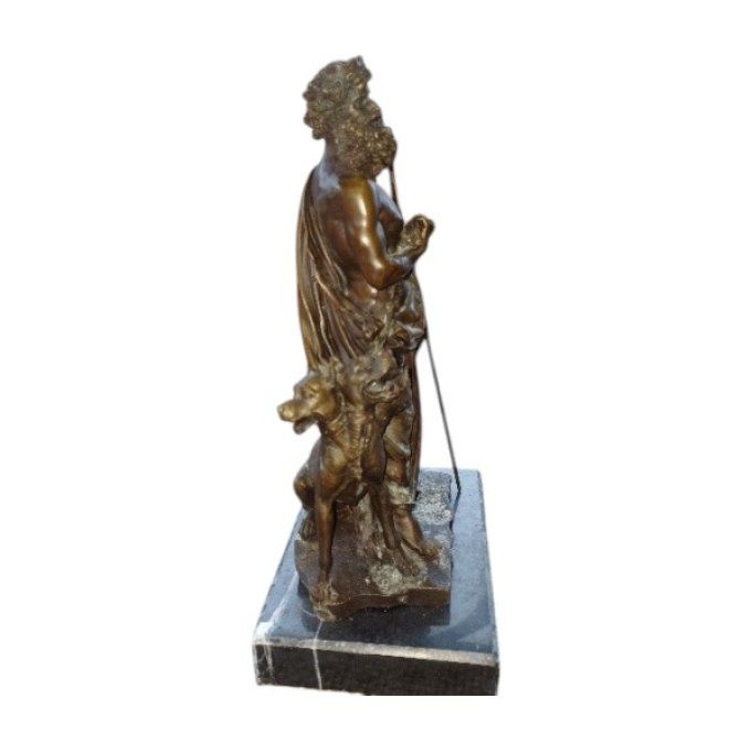 BD20. Bronze sur marbre Hadès et Cerbère
