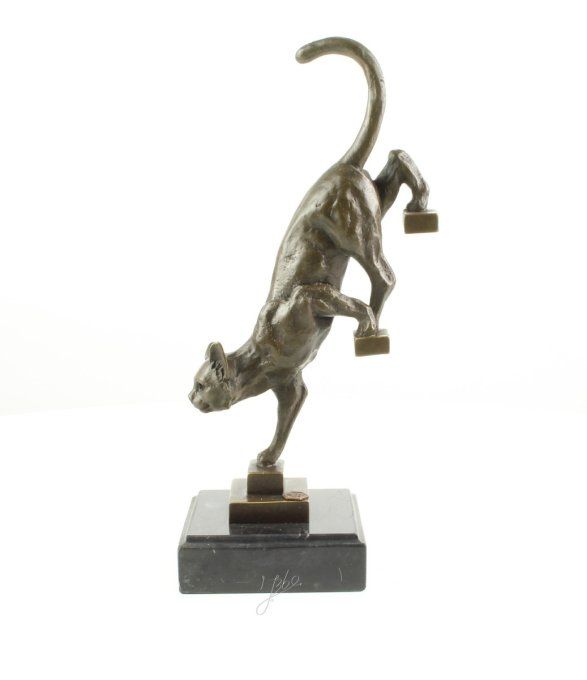 BA03.Chat qui descend les marches
