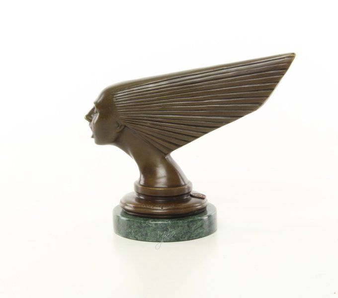 BAD03.Bronze sur marbre mascotte