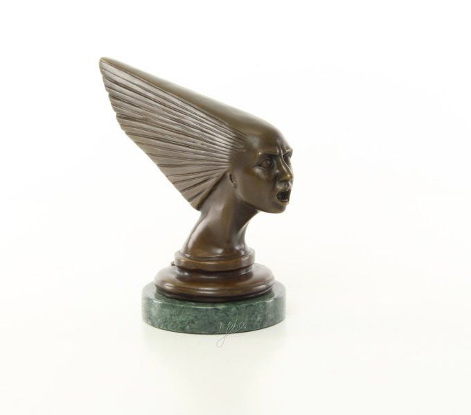 BAD03.Bronze sur marbre mascotte