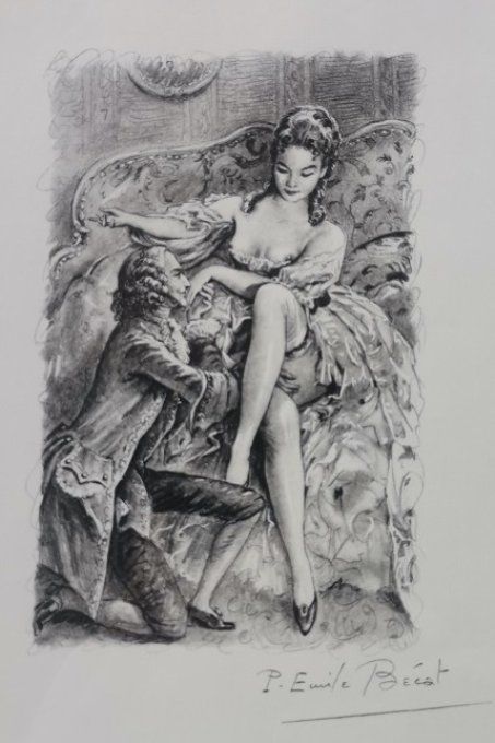 TAE.01 Gravure érotique de Paul émile bécat